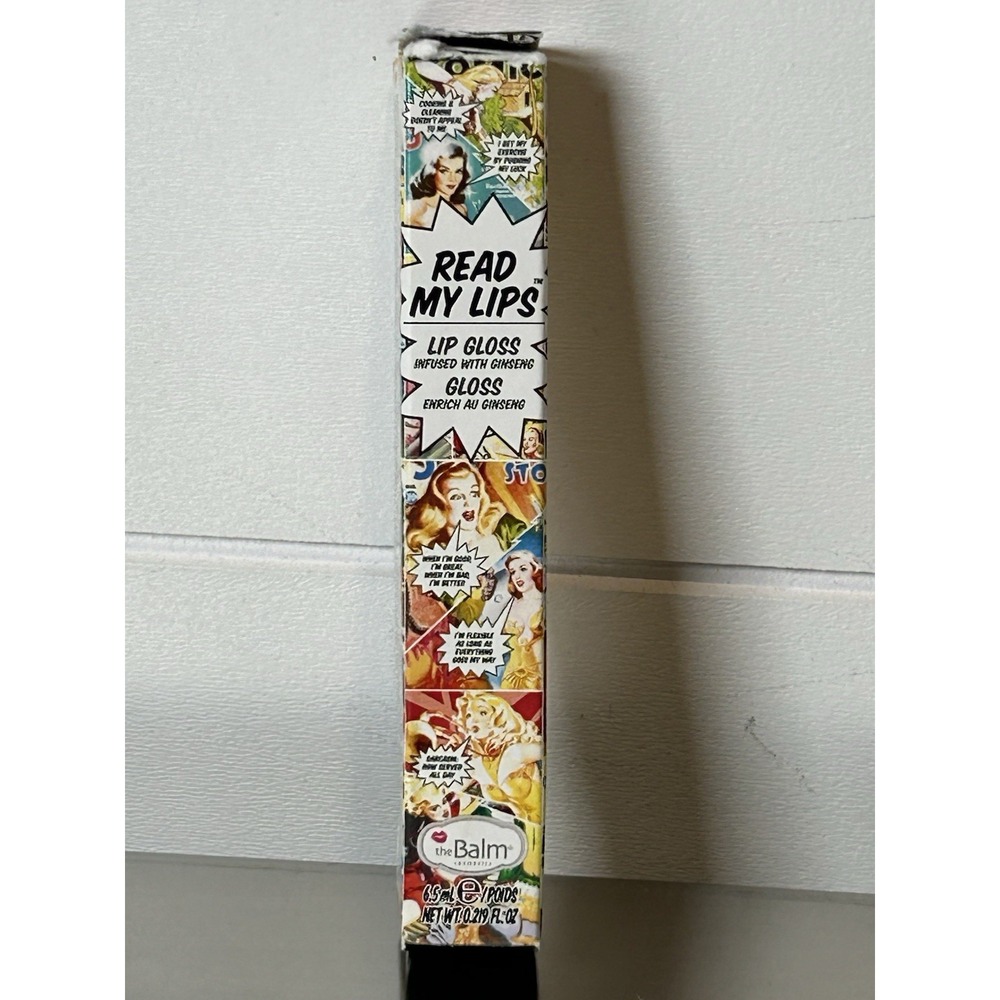 The Balm Read My‎ Lips Lip Gloss Infused with Ginseng, 0.219 oz. - POP - NEW
